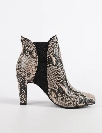 Botine Kendall&Kylie, imprimeu sarpe Animal print