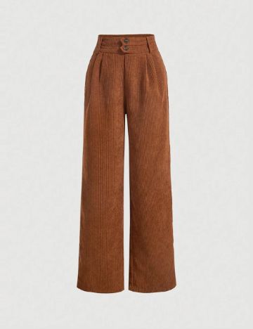 Pantaloni SHEIN, maro