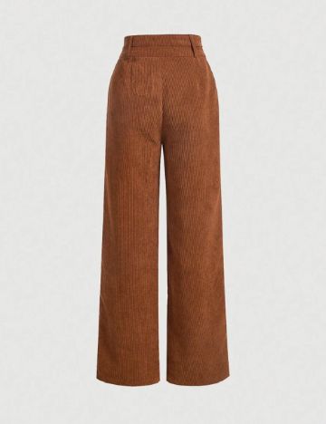 Pantaloni SHEIN, maro