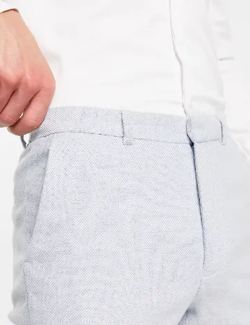 Pantaloni ASOS, bleu Albastru