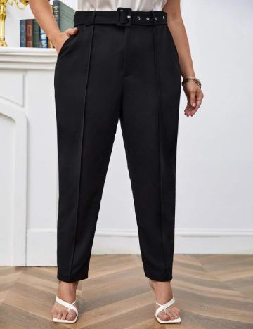 Pantaloni SHEIN CURVE, negru