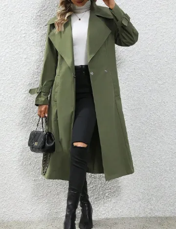 Trench SHEIN, kaki Verde