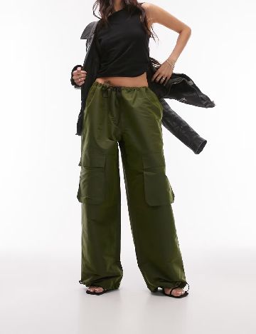 Pantaloni Top Shop, verde