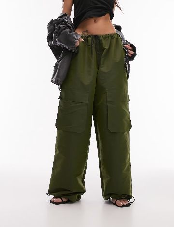 Pantaloni Top Shop, verde