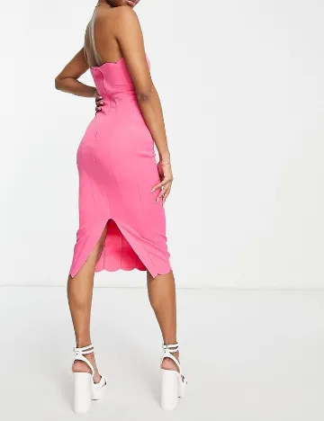 Rochie medie ASOS, roz Roz