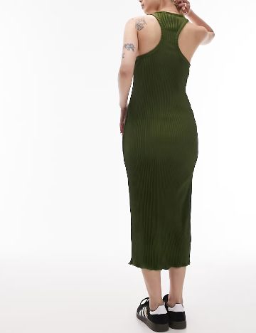 Rochie medie Top Shop, verde