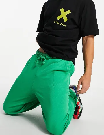 Pantaloni COLLUSION, verde Verde