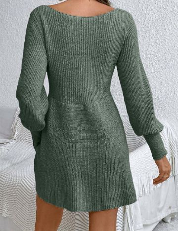 Rochie scurta SHEIN, verde