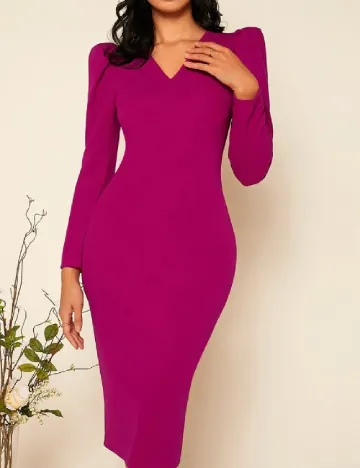 Rochie medie SHEIN, magenta Roz