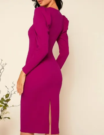 Rochie medie SHEIN, magenta Roz