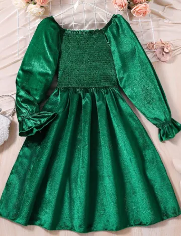 Rochie Shein Kids, verde Verde