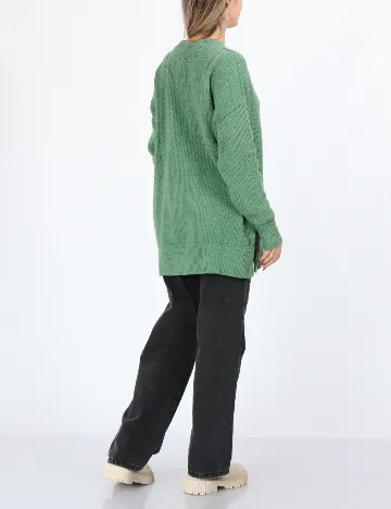 Pulover Oversize Aerie, verde Verde