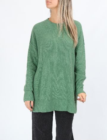 Pulover Oversize Aerie, verde