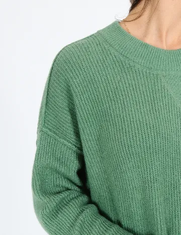 Pulover Oversize Aerie, verde Verde