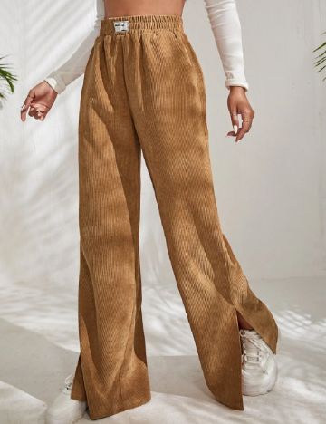 Pantaloni SHEIN, maro