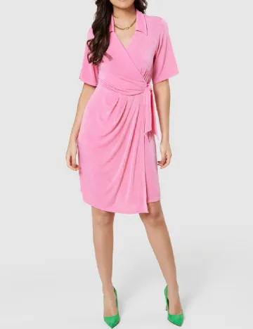 Rochie scurta Closet London, roz Roz