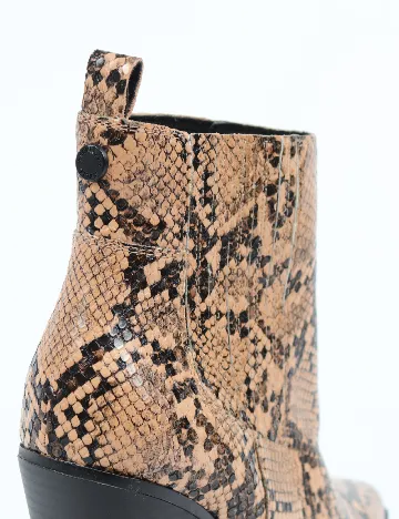 Botine Kendall&Kylie, imprimeu sarpe Animal print