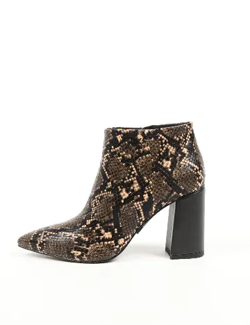 Botine Kendall&Kylie, imprimeu sarpe Animal print