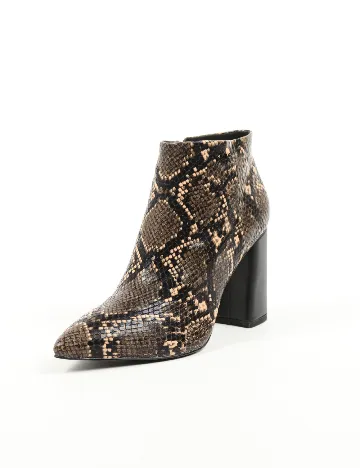 Botine Kendall&Kylie, imprimeu sarpe Animal print