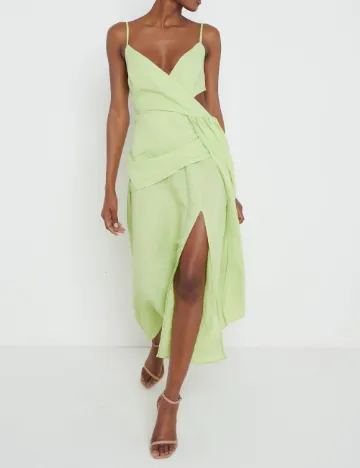 Rochie medie Pretty Lavish, verde Verde