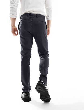 Pantaloni Bolongaro Trevor, gri petrol