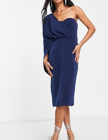 Rochie medie Lavish Alice, bleumarin