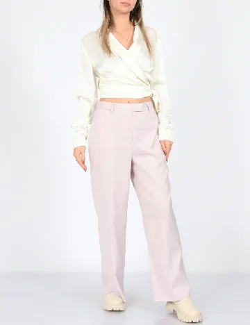 Pantaloni Top Shop, roz Roz