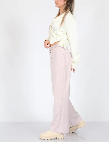 Pantaloni Top Shop, roz Roz