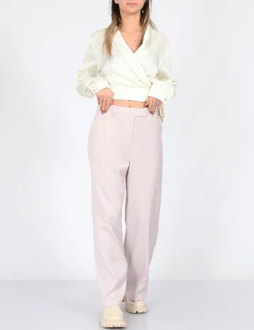 Pantaloni Top Shop, roz Roz