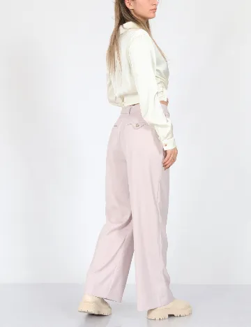 Pantaloni Top Shop, roz Roz