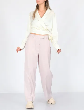 Pantaloni Top Shop, roz Roz