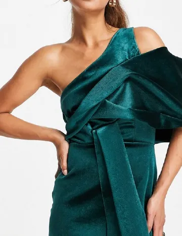 Rochie medie ASOS, verde Verde