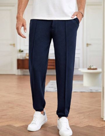 Pantaloni SHEIN, bleumarin