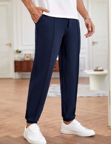 Pantaloni SHEIN, bleumarin