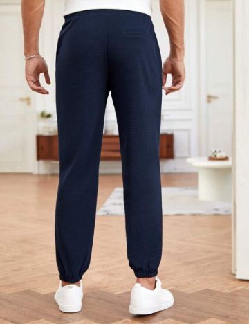 Pantaloni SHEIN, bleumarin