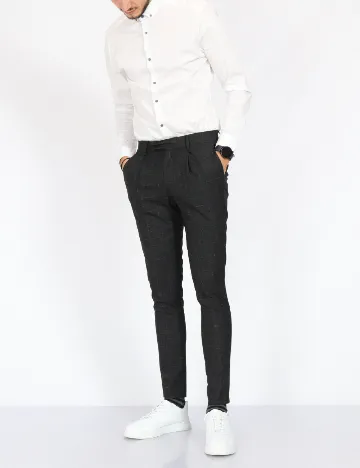 Pantaloni Noak, negru Negru