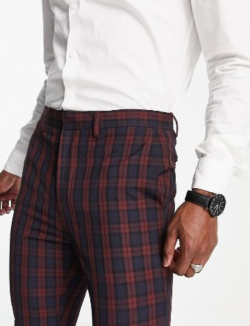 Pantaloni ASOS, visiniu