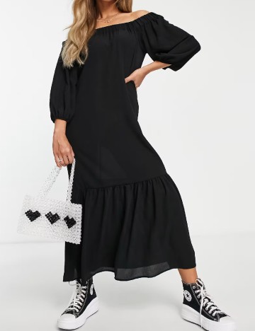 Rochie medie ASOS, negru