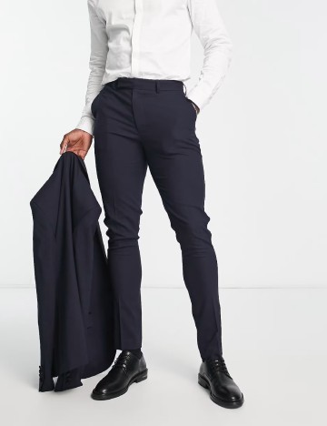 Pantaloni ASOS, bleumarin