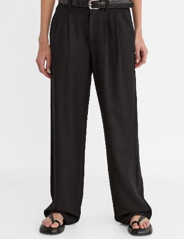 Pantaloni Stradivarius, negru