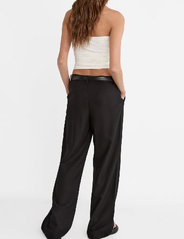 Pantaloni Stradivarius, negru