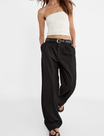 Pantaloni Stradivarius, negru