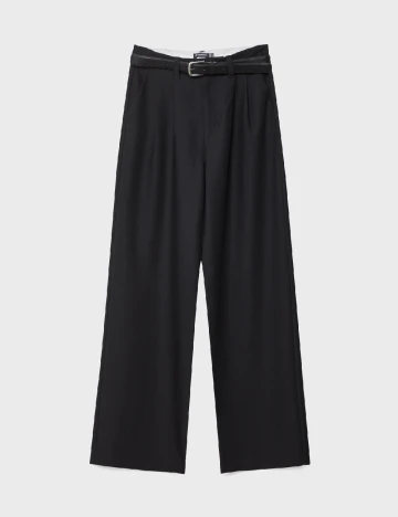 Pantaloni Stradivarius, negru Negru