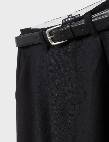 Pantaloni Stradivarius, negru