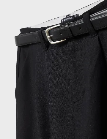 Pantaloni Stradivarius, negru Negru