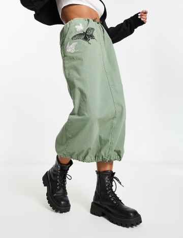 Fusta ASOS, verde