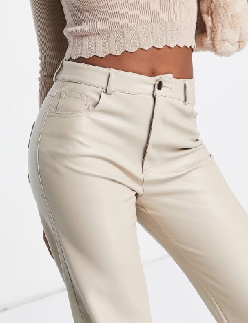 Pantaloni Stradivarius, crem