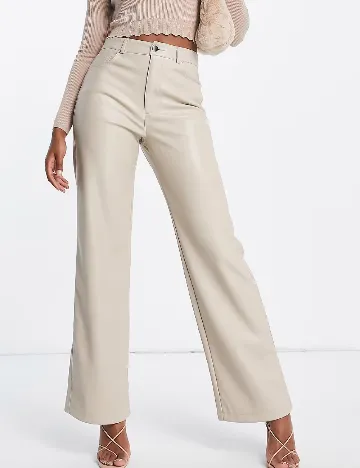 Pantaloni Stradivarius, crem Crem