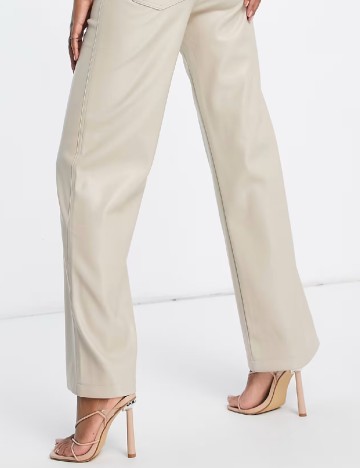 Pantaloni Stradivarius, crem