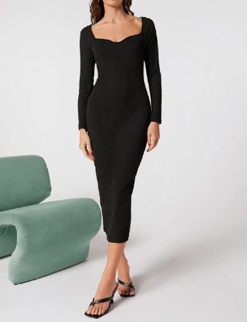 Rochie medie SHEIN, negru